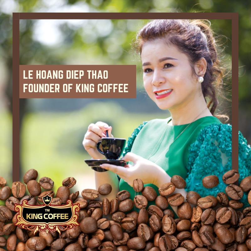 pocket coffee, Le Hoang Diep Thao king coffee USA